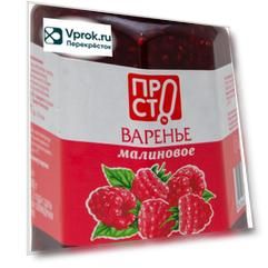 Варенье ПРОСТО Малиновое 380г