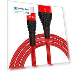 Кабель TFN CFZMICUSB1MRD microUSB forza 1.0m red-black