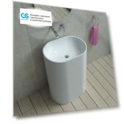 Раковина из искусственного камня NSBath NSF-6040G, глянцевая