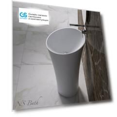 Раковина из искусственного камня NSBath NSF-50000G, глянцевая