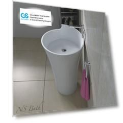 Раковина из искусственного камня NSBath NSF-5290G, глянцевая
