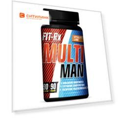 Витаминно-минеральный комплекс FIT-RX Multi Man, таблетки, 90шт [01069]