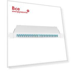 Оптический кросс 19", 1U, 48 портов LC/UPC