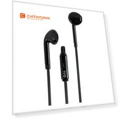 Наушники GAL HM-060BK, 3.5 мм, вкладыши, черный