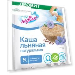 Леовит Каша натуральная льняная. Пакет 30 г (Леовит, Худеем за неделю)