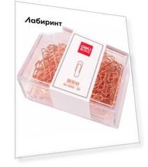 Скрепки металлические 29 мм золотистые 160 штук (78510)