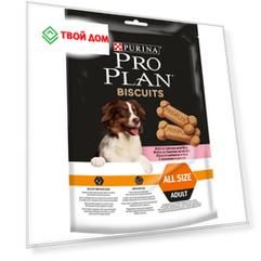 Лакомство для собак Pro Plan Biscuits с лососем и рисом 175 г