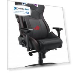 Кресло игровое ASUS ROG Chariot SL300C черное, эко кожа, RGB подсветка