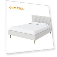 Мягкая Кровать Орматек Madison Lite (Искусственная шерсть Лама Лён) 160x200