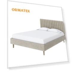 Мягкая Кровать Орматек Madison Lite (Ткань: Велюр Лофти Бежевый) 160x200