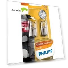 Лампа накаливания Philips Vision R5W 12V 5W белая 2 шт