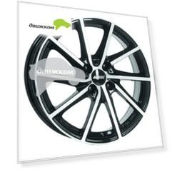 Литые диски Alutec 6x15/4x108 ET23 D65,1 Singa Diamant black front polished
