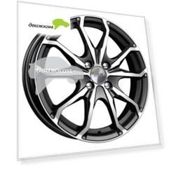 Литые диски K&K 6x16/4x100 ET41 D60,1 Brent (КС733) Алмаз черный