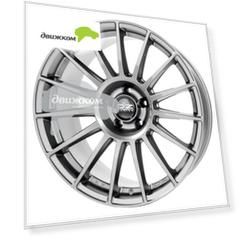 Литые диски OZ 8,5x20/5x112 ET30 D79 Superturismo Dakar Matt Graphite + Silver Lettering