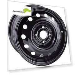 Штампованные диски TREBL X40915 6x15/4x100 D60.1 ET40 Черный