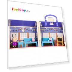 Большой игровой набор Peppa Pig – Пеппа в школе, 10 предметов
