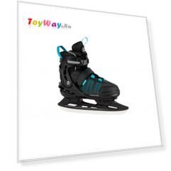 Коньки раздвижные Comfort, black, размер 35-40
