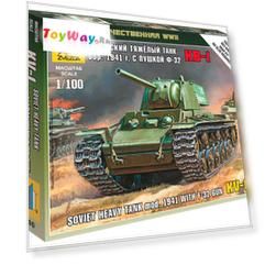 Модель сборная - Советский тяжёлый танк КВ-1