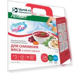 Комплексная программа питания Леовит для снижения веса и холестерина 602г