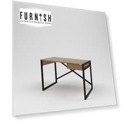 Стол рабочий лофт (kovka object) черный 120.0x75.0x60.0 см.