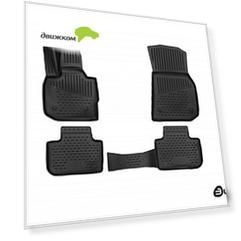 Коврики салона 3D Element BMW X3, 2017, (G01), SUV, (Европа), полиуретан черные 4 шт.