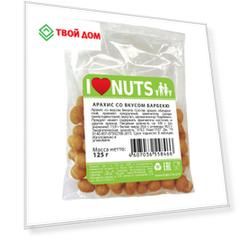 Арахис жареный INUTS со вкусом барбекю 125 г
