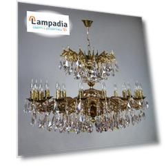 Подвесная люстра Ambiente Leon 2128/16 PB Tear Drop