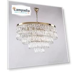 Подвесная люстра 10120 10129+9/C gold Newport