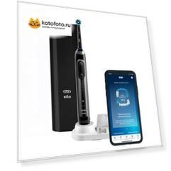 Зубная щетка электрическая Oral-B Genius X 20000N CrossAction D706.515.6X черный
