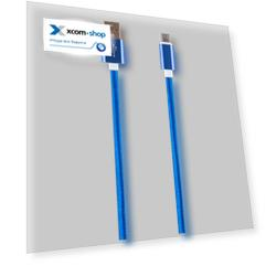 Кабель интерфейсный Red Line USB-micro USB УТ000014163 2 м нейлоновая оплетка, синий