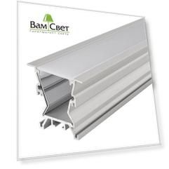 Профиль с рассеивателем Arlight ALU-WIDE-FL-H35-2000 ANOD+FROST 027887
