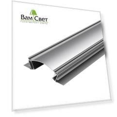 Профиль с рассеивателем Arlight ALM-ARC-Double-2000 Anod+Frost 029852