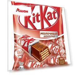 Шоколад KitKat молочный с хрустящей вафлей, 169 г