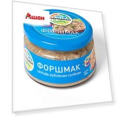 Форшмак из рубленой сельди