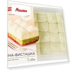 Торт бисквитный малина-фисташка, 450 г