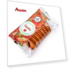 Сдоба ПЕКО Медведковская с клубникой, 90 г