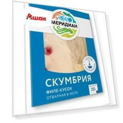 Скумбрия отварная в желе