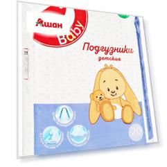 Подгузники АШАН Красная птица Maxi 4+ размер 9-18 кг, 20 шт
