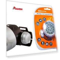 Фонарь-налобный TDM светодиодный LED 3xAAA