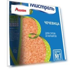Чечевица красная колотая для супов и гарниров, 450 г