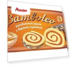 Рулет бисквитный «Невский кондитер» Bamboleo с начинкой из варёной сгущёнки, 145 г