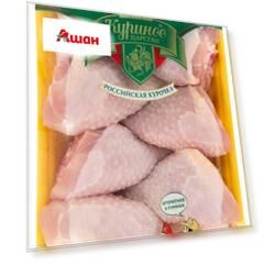 Голень цыпленка-бройлера Куриное Царство с кожей охлажденное, ~ 1 кг