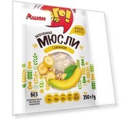 Мюсли запеченные с бананом