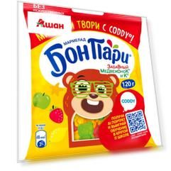 Мармелад жевательный Бон Пари Забавный медвежонок, 120 г