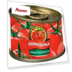 Паста томатная ПОМИДОРКА 100% натуральная, 70 мл