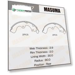 Колодки тормозные Masuma барабанные, арт. MK-2287