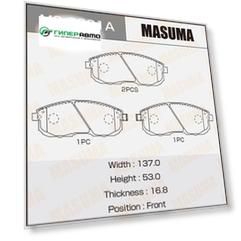 Колодки тормозные Masuma дисковые, арт. MS-2201A