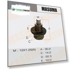Болт маслосливной с магнитом "Masuma"  Toyota  12х1.25mm   1ZZ,1NZ,2NZ,2AZ,1MZ,3S,1HD