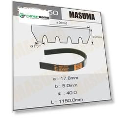 Ремень ручейковый "Masuma" 5PK-1150