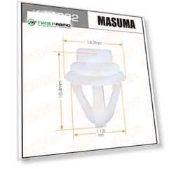 Клипса крепежная MASUMA KJ-1982 (OEM 83942-61A01, 83942-65D00)